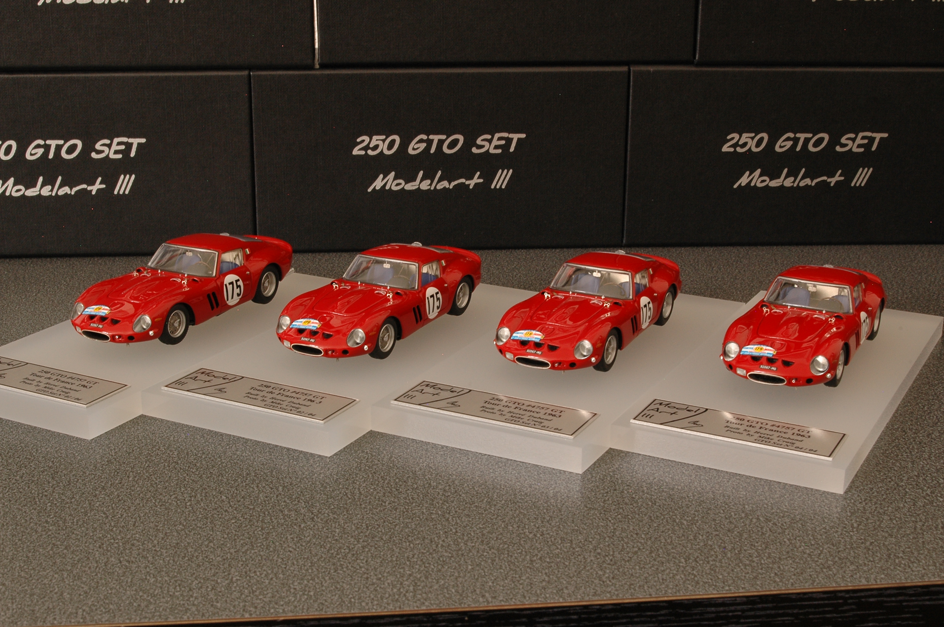 Modelart111 250 GTO Set : #4757 Tour de France 1963
